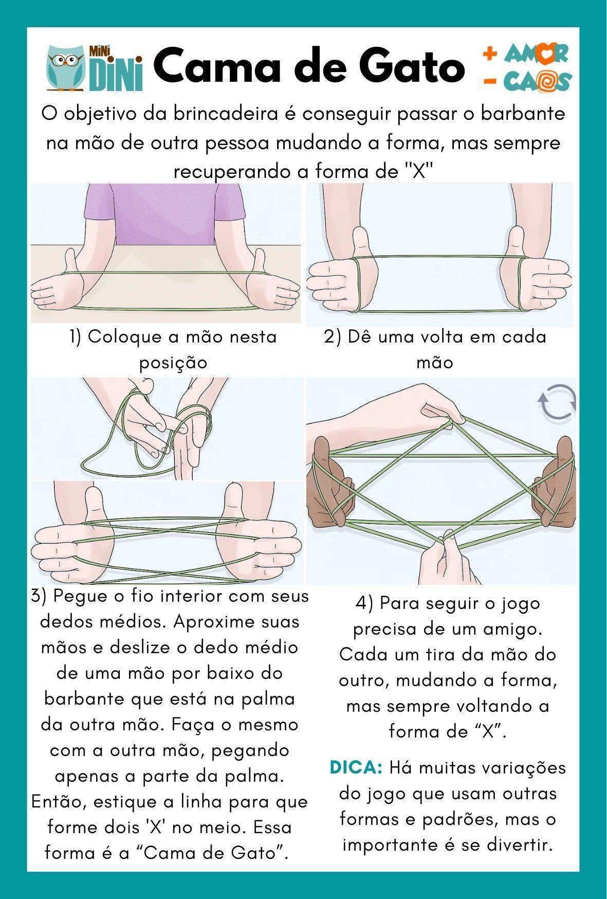 BRINDE - Cama de Gato - Minidini