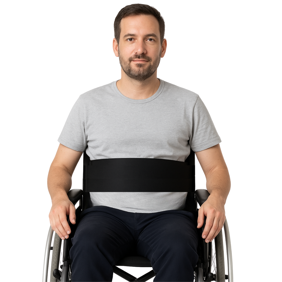 CINTO DE SEGURANÇA UNIVERSAL - Suporte de Tronco para Cadeira de Rodas e Cadeiras - Infantil e Adulto