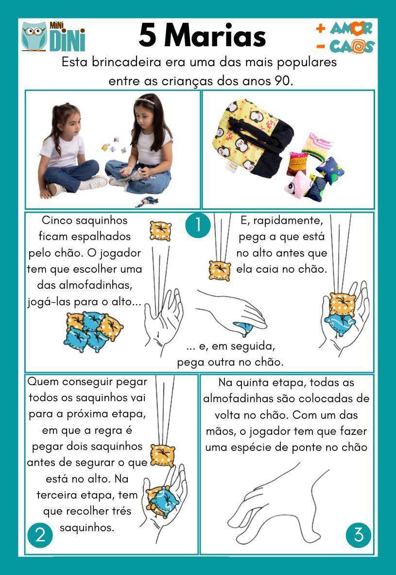 5 MARIAS - Brinquedo - Minidini