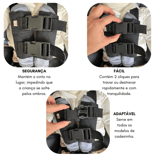 TravaDini - Trava de Cinto para Cadeirinha