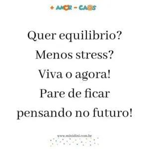 Mais Tempo e Equilíbrio!