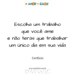 Sobre fazer o que se gosta! - Minidini