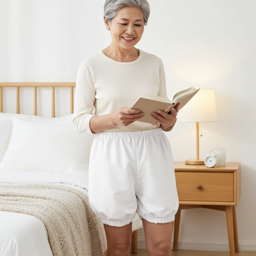 calça shorts antivazamento bermuda vazadini