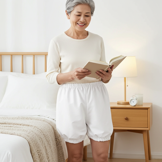 calça shorts antivazamento bermuda vazadini