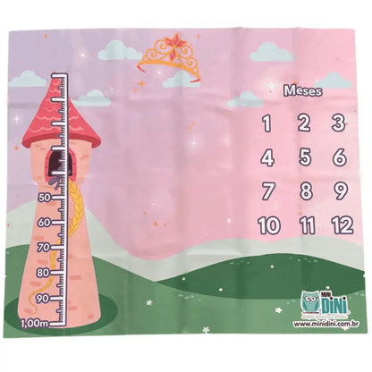 TAPETE MESVERSÁRIO - Fotografe mês a mês e acompanhe o crescimento do bebê - Minidini