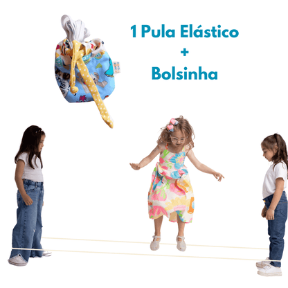PULA ELÁSTICO - Brinquedo - Diversão Ativa para Crianças - Minidini
