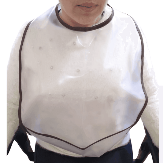 BABADOR/Babeiro Avental Canguru- Impermeável para Adultos - Minidini