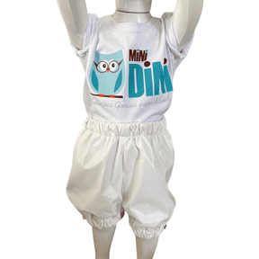 KIT CAMA SECA INFANTIL - Proteção Completa para Incontinência (Protetor de Colchão Solteiro + Bermuda Antivazamento) - Minidini