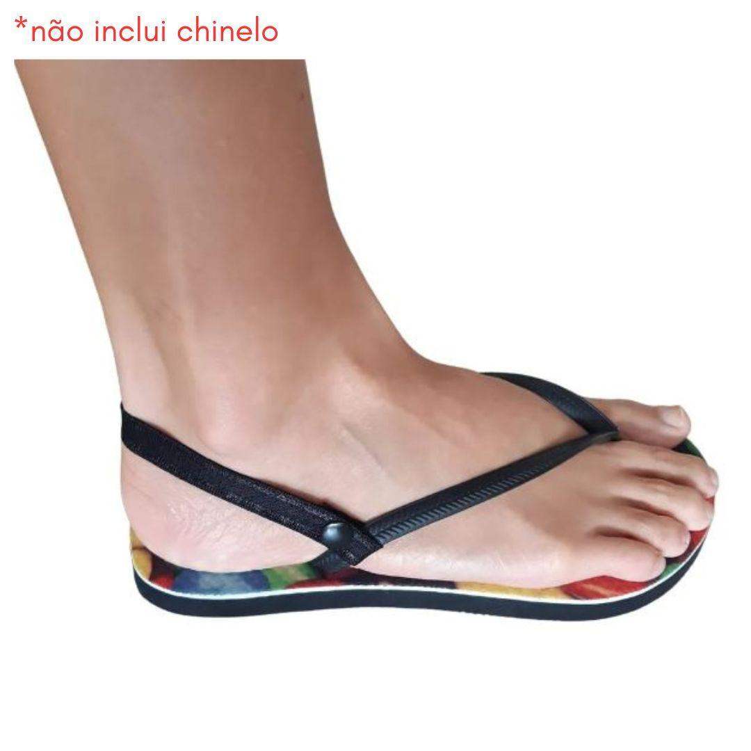 SANDALINI ADULTO - Tira de Segurança- Fixação Confortável para Chinelos - Minidini