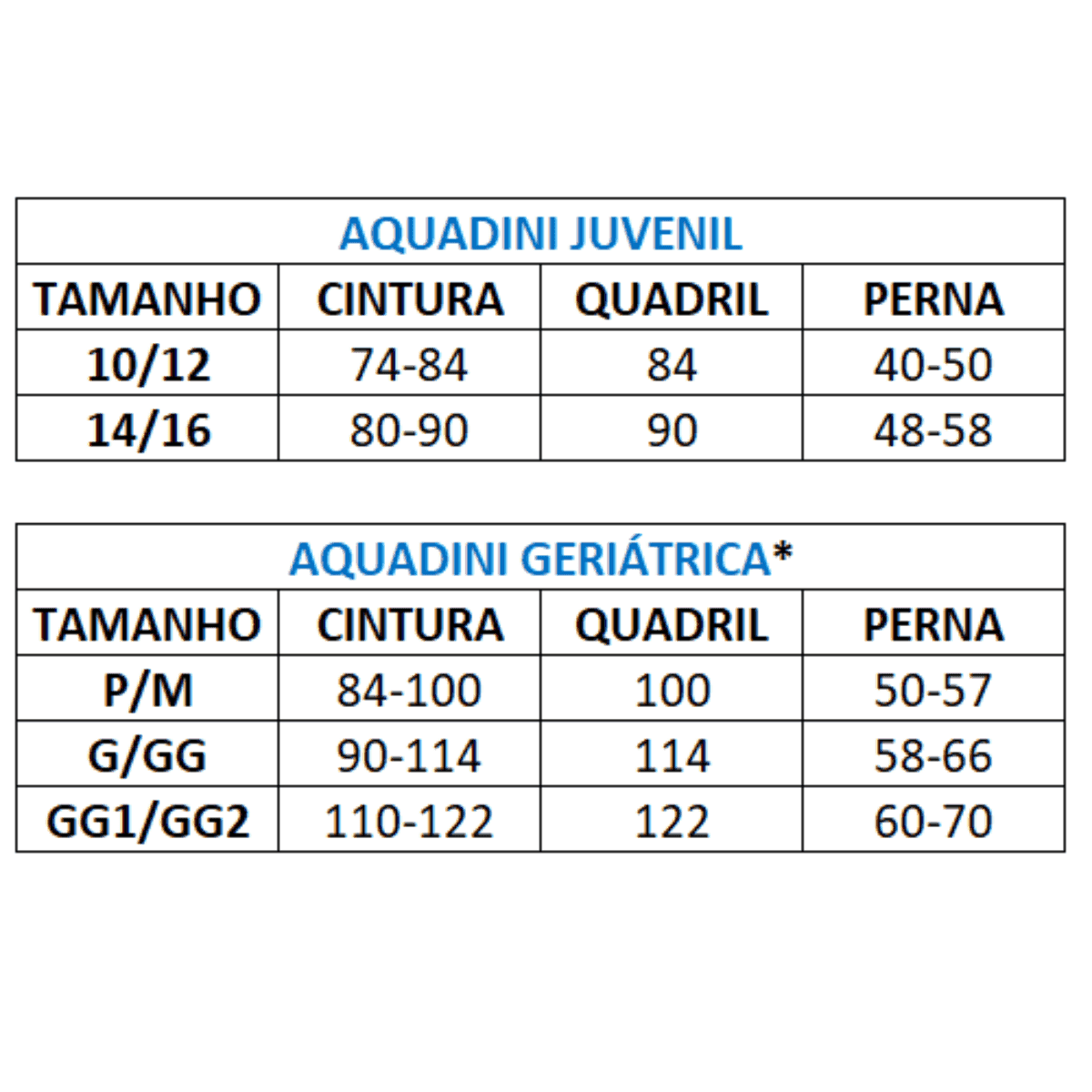 AQUADINI GERIATRICA - Fralda de Piscina Reutilizável - Tamanhos Especiais e Geriátricos - Minidini