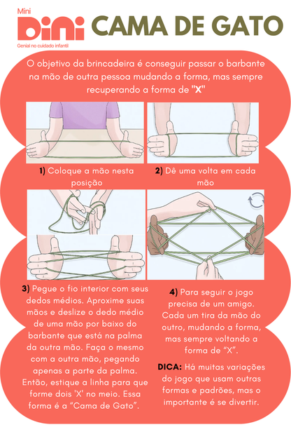 Cama de Gato - Desafio de Cordas para Criatividade e Coordenação