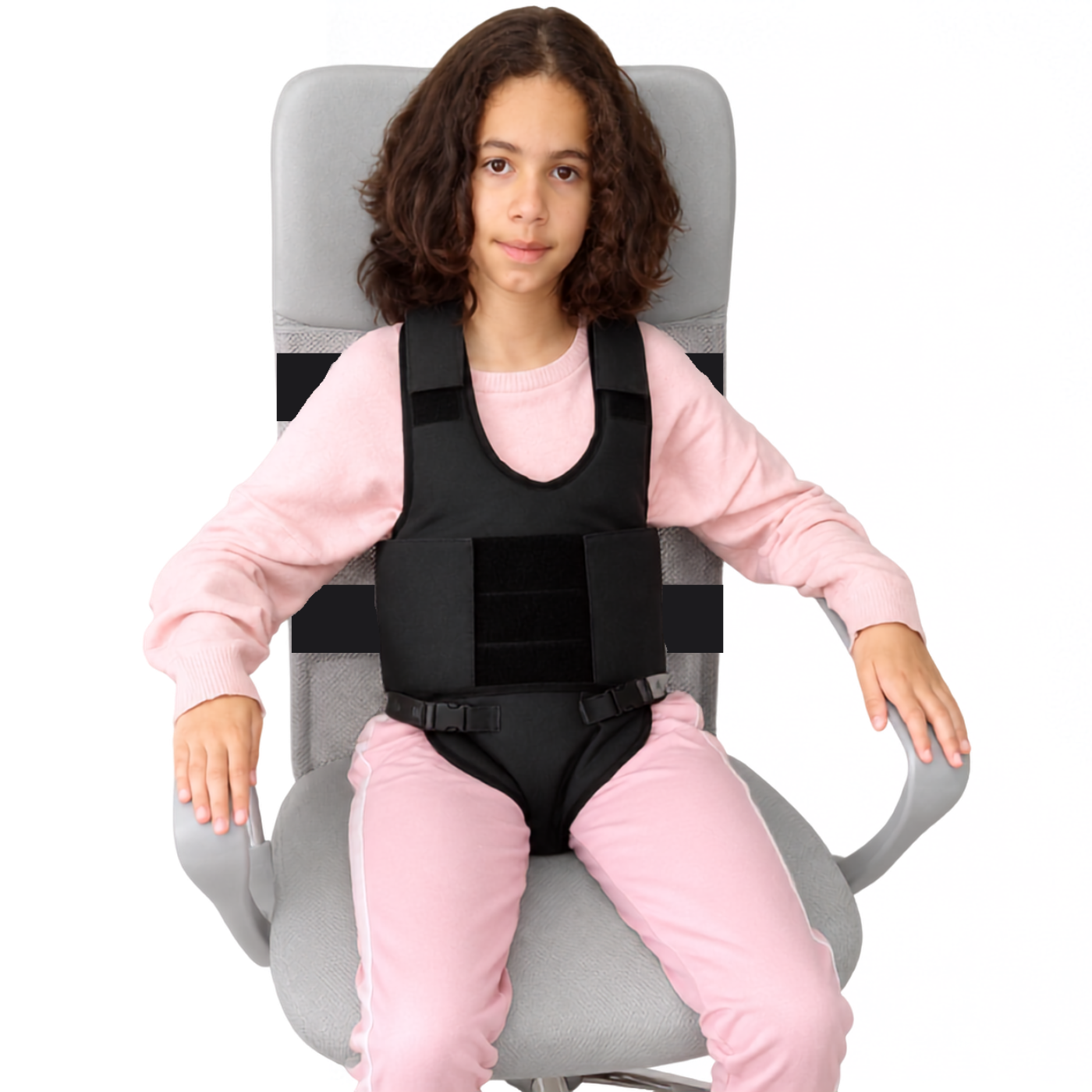 Colete Postural - para Cadeira ou Carro - Suporte de Tronco Ajustável - Conforto e Segurança