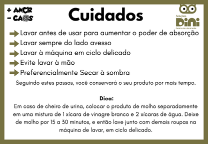 fralda de piscina reutilizável adulta