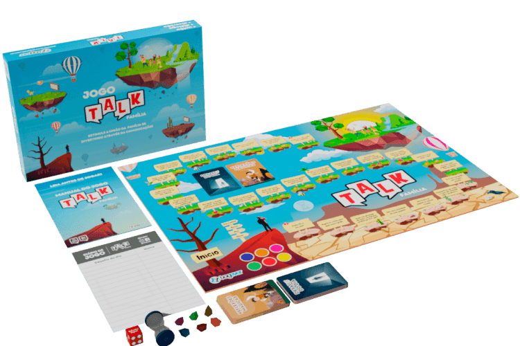 Jogo Talk - Fortaleça os Laços em Família e Crie Memórias Valiosas com Apenas Uma Pergunta