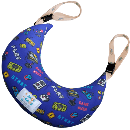 Nanadini - Almofada de Pescoço com Suporte de Fixação para Banco (Viagens de Avião e Carro)