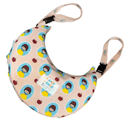 Nanadini - Almofada de Pescoço com Suporte de Fixação para Banco (Viagens de Avião e Carro)