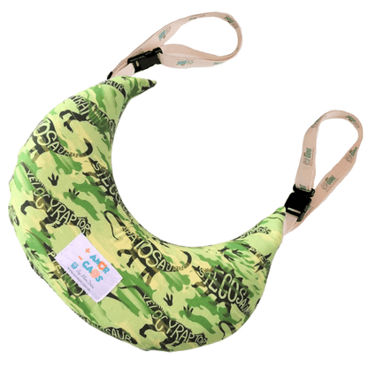 Nanadini - Almofada de Pescoço com Suporte de Fixação para Banco (Viagens de Avião e Carro)