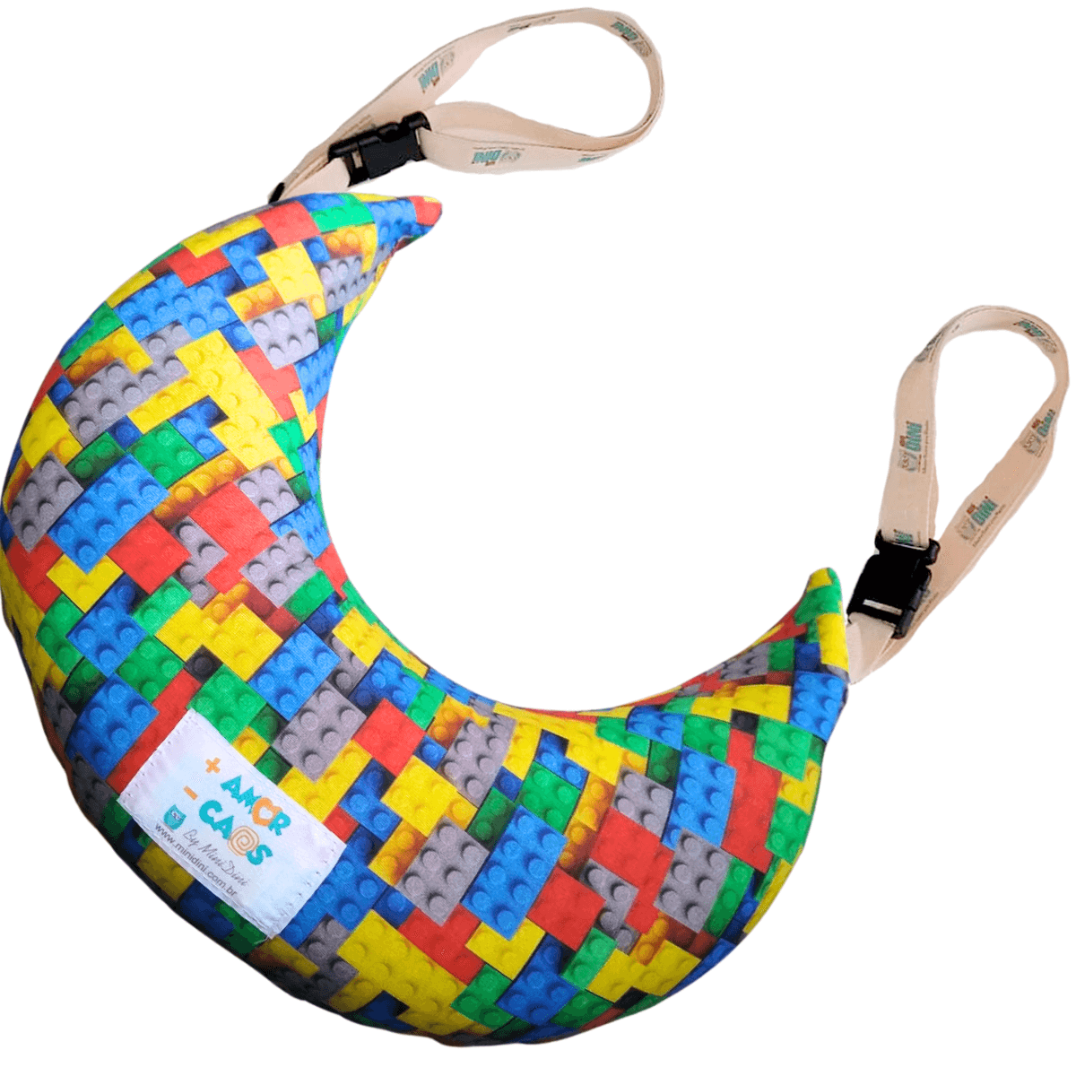 Nanadini - Almofada de Pescoço com Suporte de Fixação para Banco (Viagens de Avião e Carro)