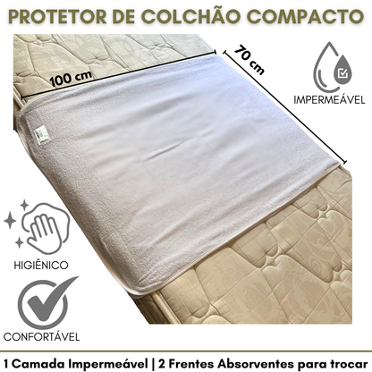 Sonhadini Compacto - Protetor de Colchão Inteligente e Impermeável