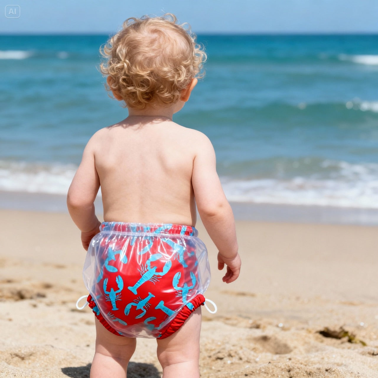 AQUADINI INFANTIL - Fralda de Piscina Reutilizável - Conforto e Proteção para Crianças