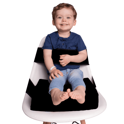 KIT XÔ CADEIRÃO - Assento de Elevação GRANDINI + Faixa AGARRADINI para Alimentação Prática - Minidini