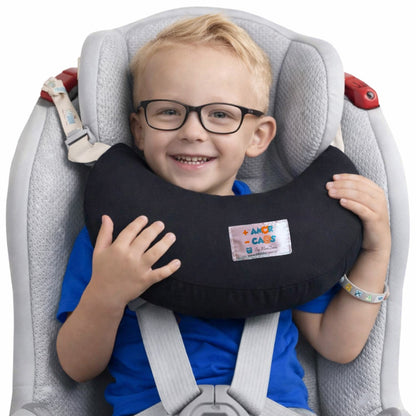 Almofada de Pescoço Infantil com Fixação no Banco para Viagem | NanaDini