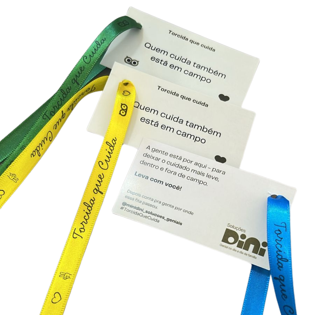 Pulseira/Fita Personalizada Copa Brasil | Torcida que Cuida