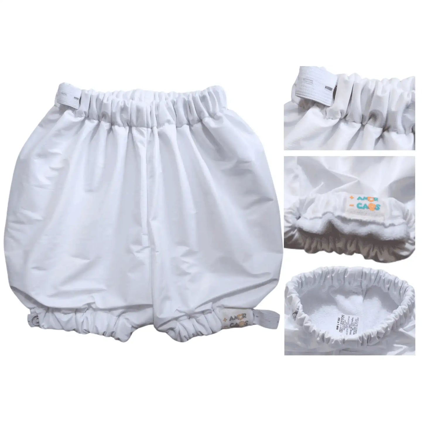 KIT CAMA SECA INFANTIL - Proteção Completa para Incontinência (Protetor de Colchão Solteiro + Bermuda Antivazamento) - Minidini