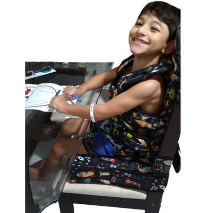 Colete Postural - para Cadeira ou Carro - Suporte de Tronco Ajustável - Conforto e Segurança