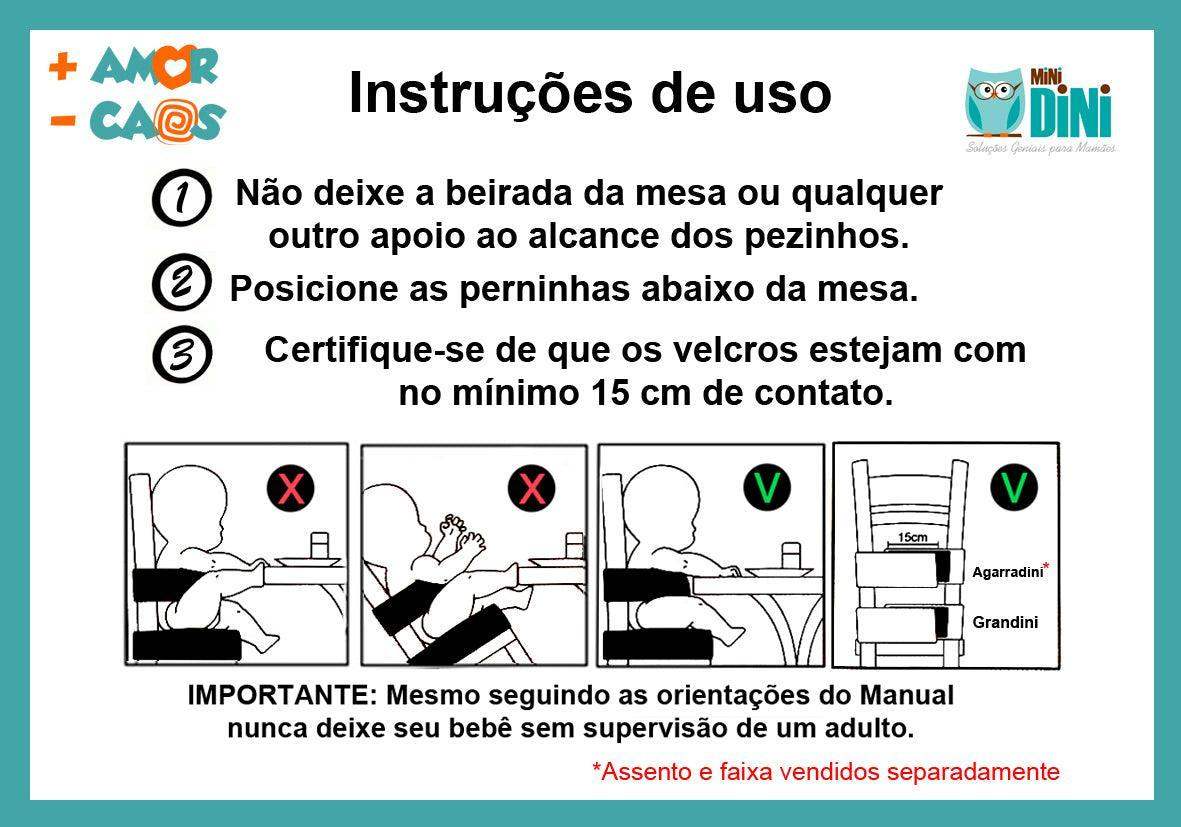 AGARRADINI Faixa de Segurança - Estabilidade e Conforto - Minidini
