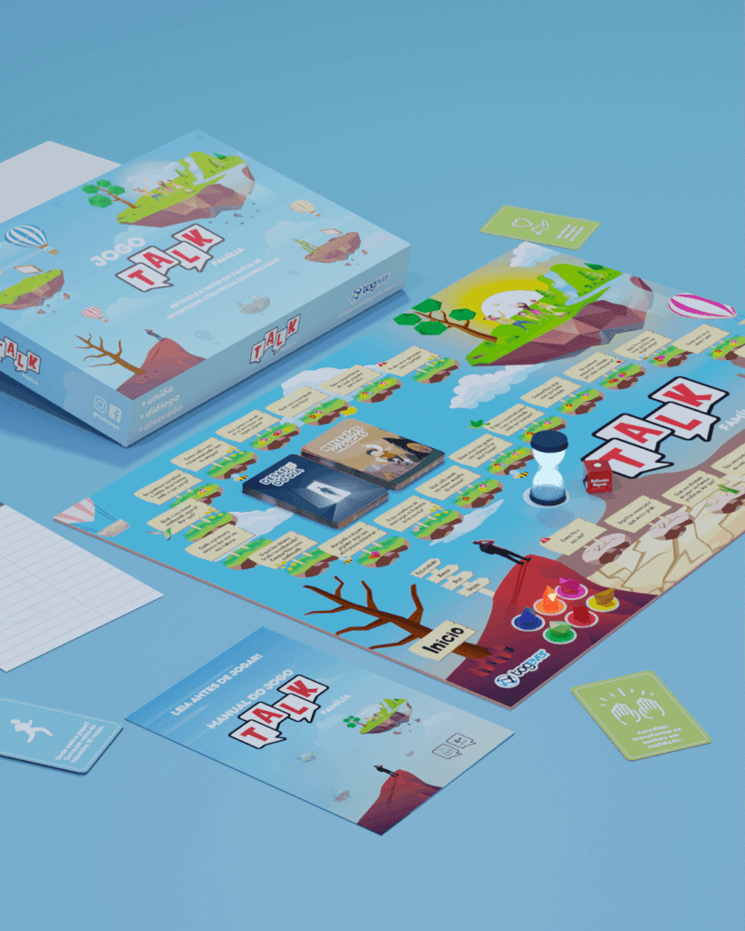 Jogo Talk - Fortaleça os Laços em Família e Crie Memórias Valiosas com Apenas Uma Pergunta