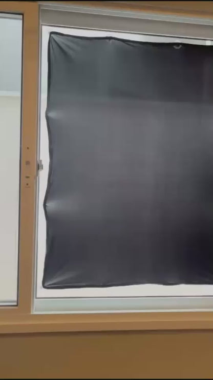 Blecaudini -  Cortina Blackout Portátil - Proteção UV50+ | Bloqueia 100% da Luz