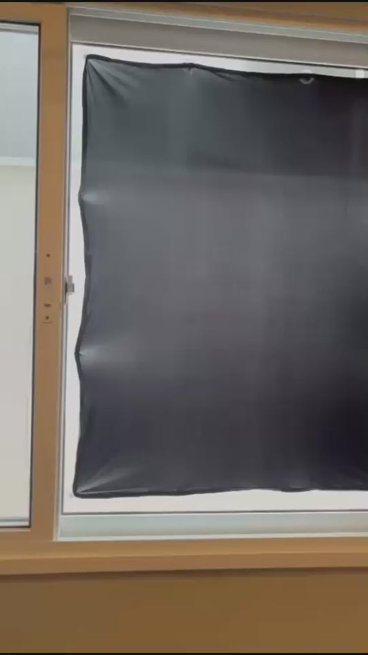 Blecaudini -  Cortina Blackout Portátil - Proteção UV50+ | Bloqueia 100% da Luz