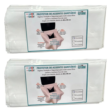 Protegidini MiniDini dobrado de forma compacta com dois kits opção economica com desconto