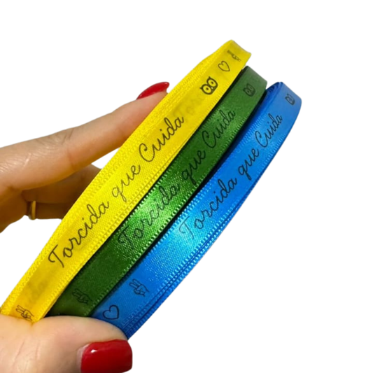 Copa Brasil Pulseira/Fita Personalizada | Torcida que Cuida