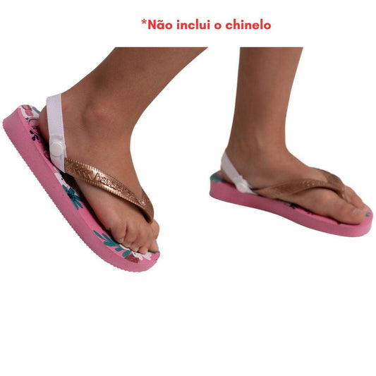 SANDALINI INFANTIL - Tira de Segurança- Fixação Confortável para Chinelos - Minidini