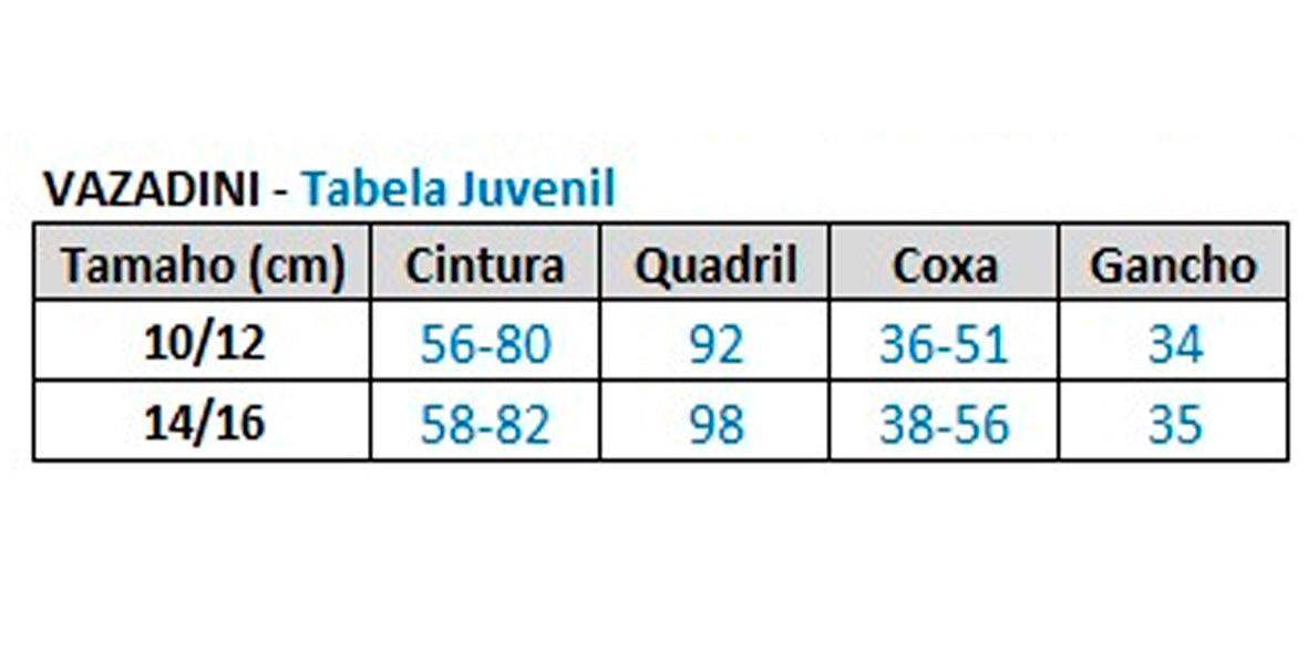 VAZADINI JUVENIL - Bermuda anti-vazamento - Proteção Segura - Conforto Diário - Minidini