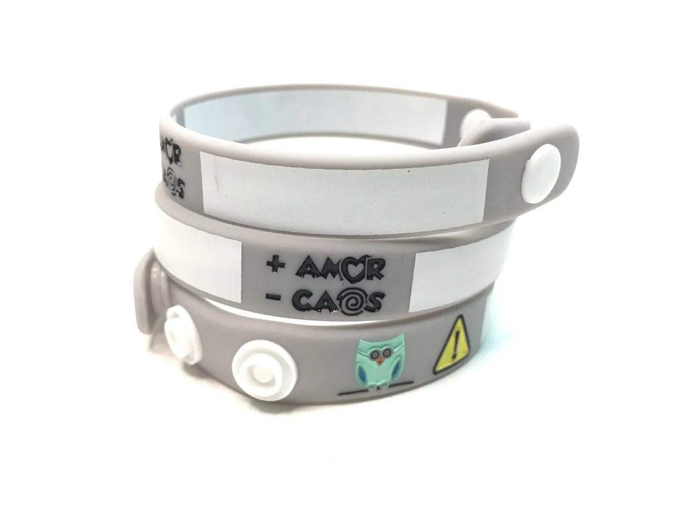 PULSEIRA DE IDENTIFICAÇÃO Universal- Segurança para Crianças e Adultos - Minidini