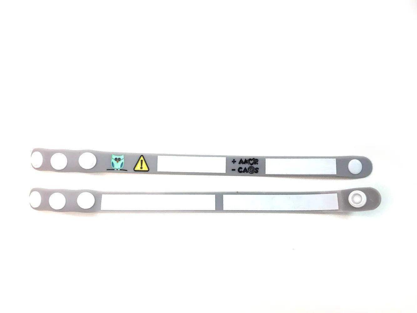 PULSEIRA DE IDENTIFICAÇÃO Universal- Segurança para Crianças e Adultos - Minidini